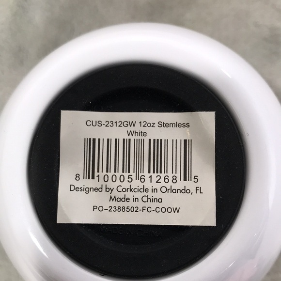 Corkcicle White Wine Tumblers With Baynard Logo 12oz. New - Picture 6 of 7